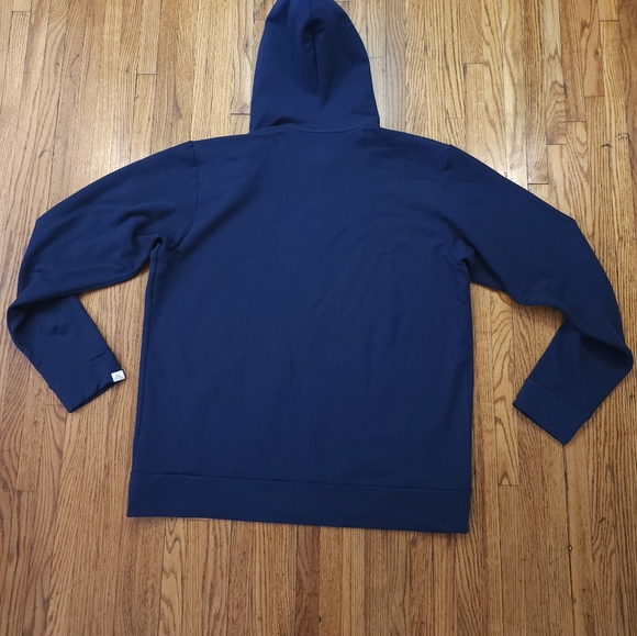 Coastal Crew Mens Hoodie Full Zip Size XXL Blue NEW - Picture 7 of 7